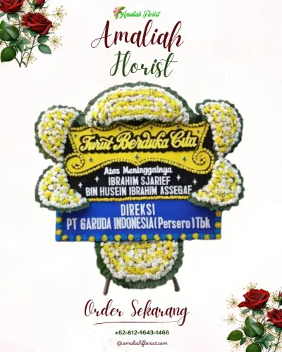 Papan Bunga Duka di Tegalbangsri